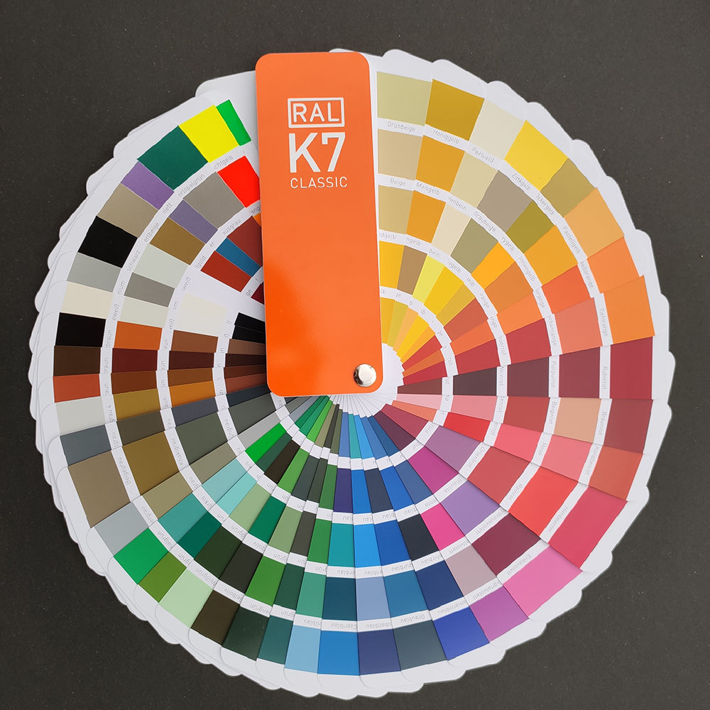 독일 Raul RAL 컬러 카드 K7 국제 표준 페인트 산업 코팅 213 컬러 플레이트